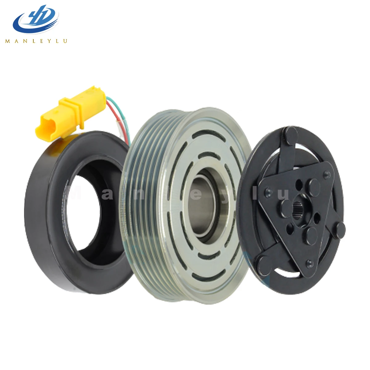 AC Air Conditioning Compressor Clutch Pulley For MINI ONE COOPER CLUBMAN R55 R56 R57 R58 R60 -2010  64522758145  64522758433