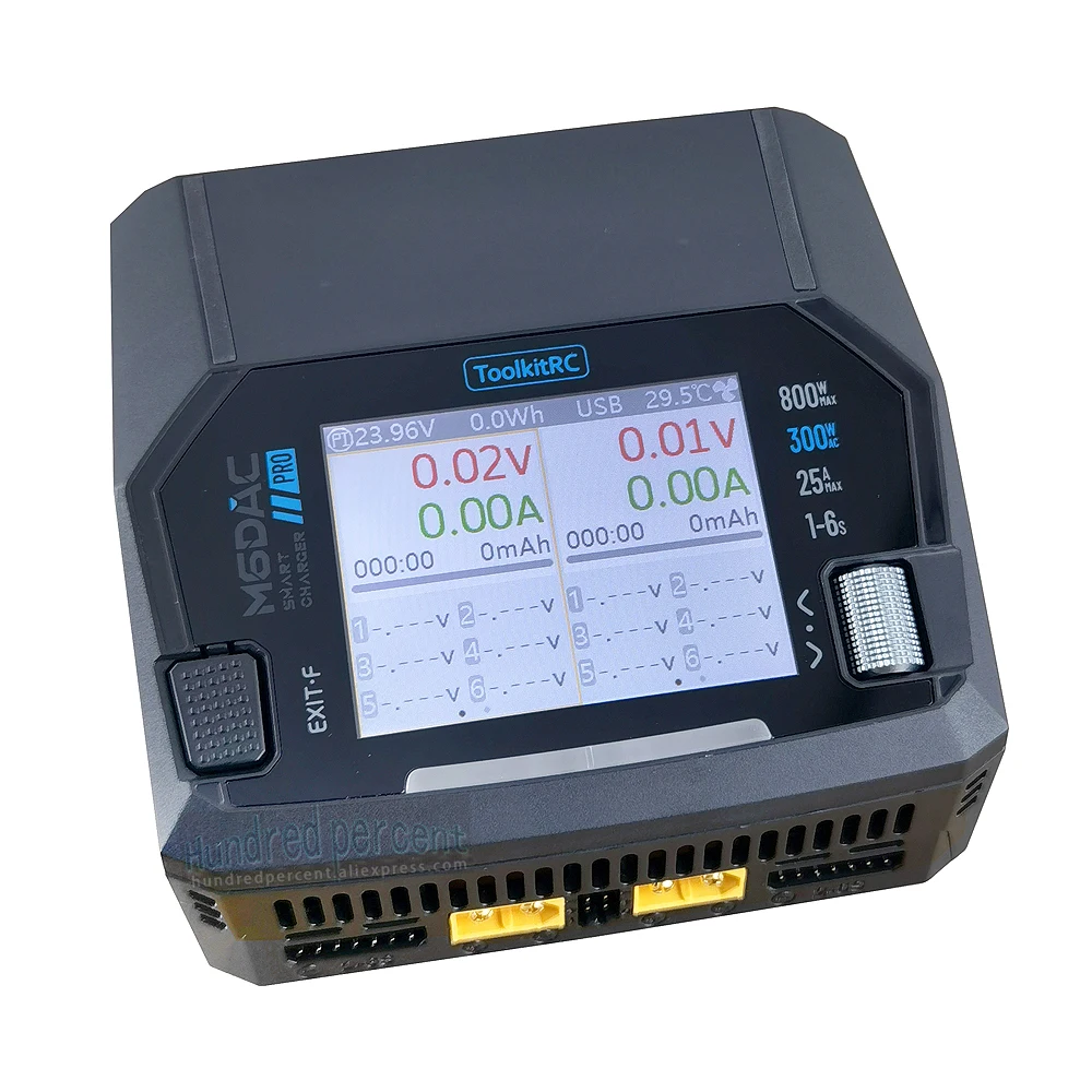 ToolkitRC M6DAC V2/PRO Ladegerät Intelligente Ausgleichsspannung AC300W 200W DC800W Lithium-Batterie 1-6S FPV Spielzeugmodell Auto Zubehör – Detail 14