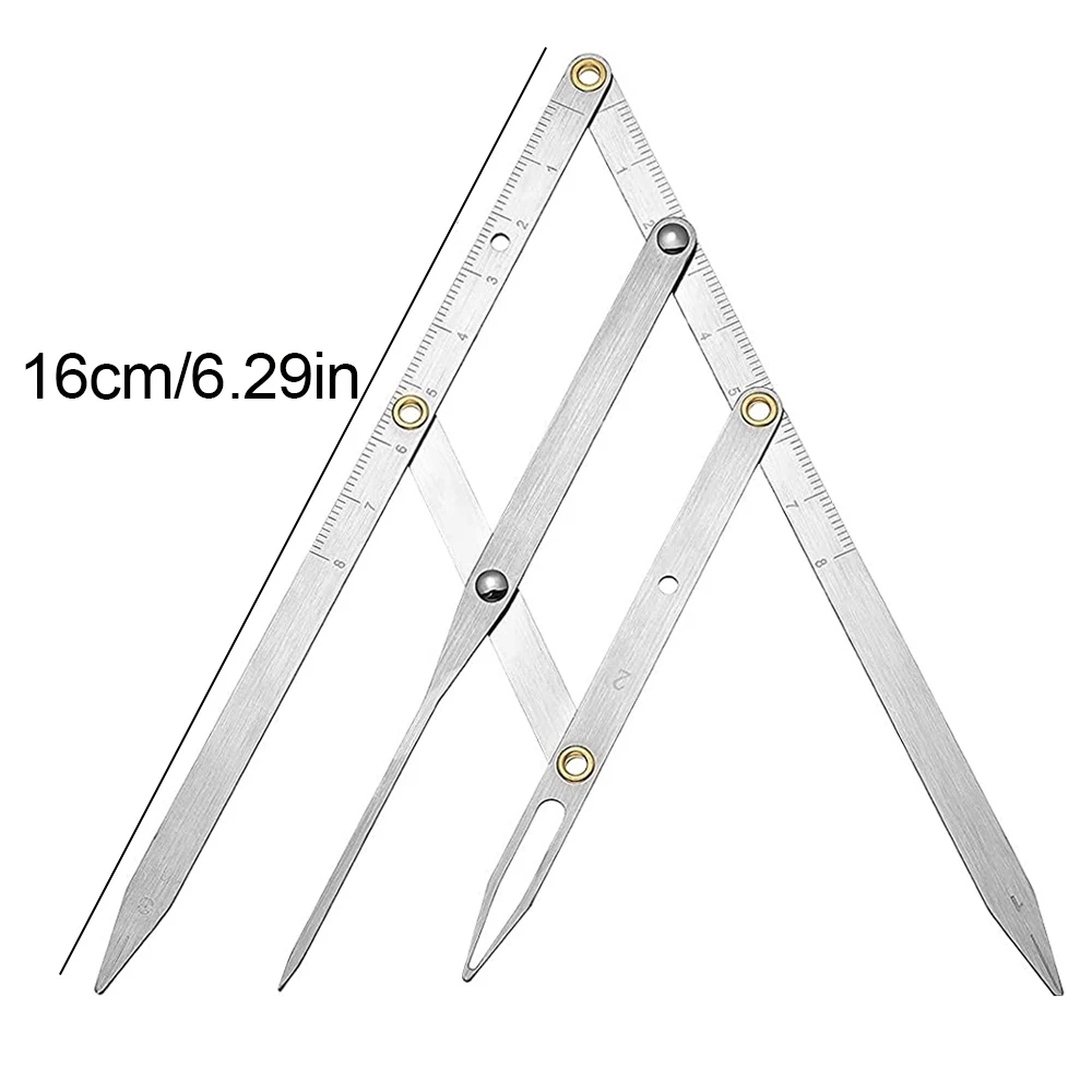 1Pcs Stainless Steel Microblading Eyebrow Mapping Ruler Golden Ratio Calipers Eyebrow Measure Tool Permanent Makeup Accessories