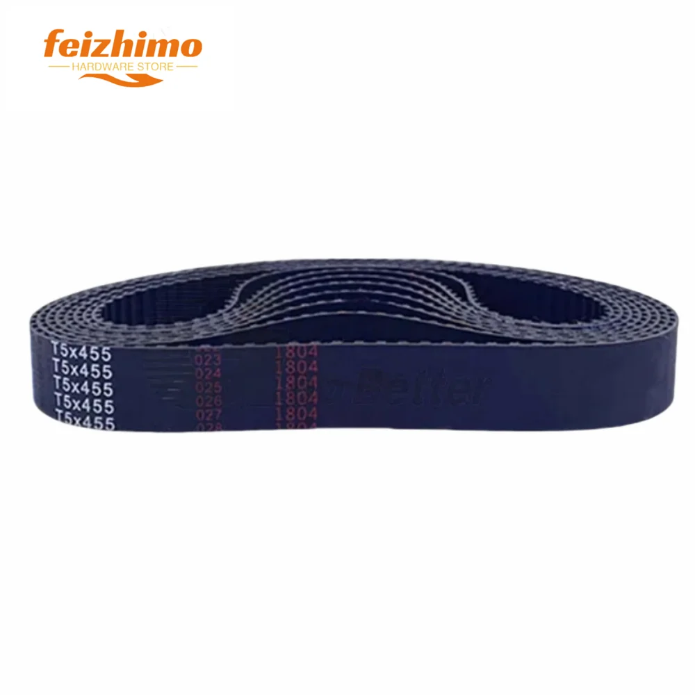 T5 Timing Belt Rubber Closed Loop Length Perimeter 720 725 740 750 755 780 800 815mm~ 5580mm Width 10mm 15mm 20mm 25mm Pitch 5mm