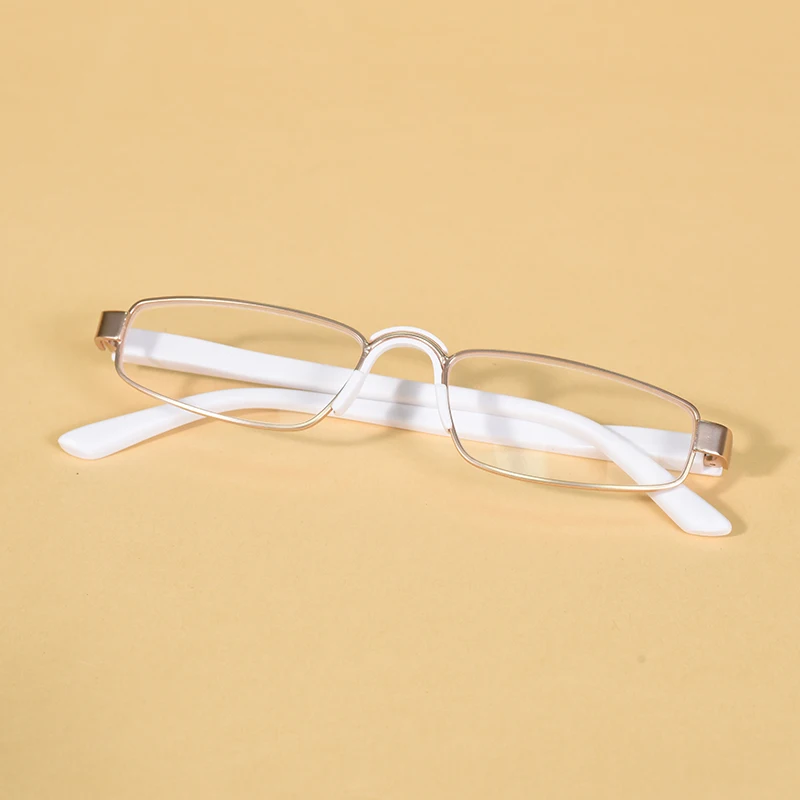 Lesebrille Ultraleichte Legierung TR90 Lesebrille Retro Quadratischen Rahmen Männer Und Frauen Schmale Brillen + 100 + 200 – Detail 11