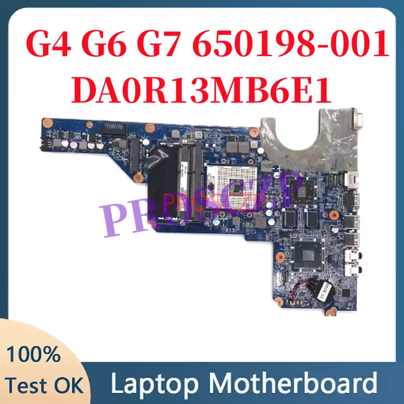 

DA0R13MB6E1 DA0R13MB6E0 650199-001 636375-001 для HP Pavilion G4 G4-1000 G6 G7, материнская плата для ноутбука HM65 DDR3 HD6470 1 ГБ