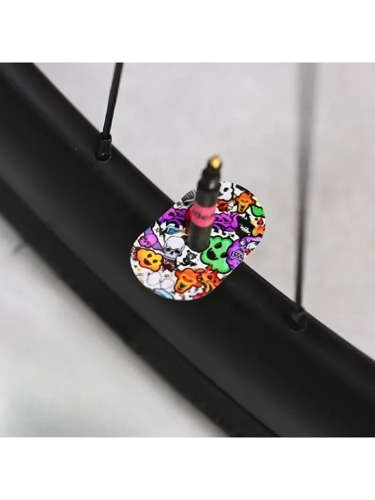 AliExpress NONE 3Pcs one piece, bicycle sticker, air nozzle sticker, graffiti concealer sticker, universal bicycle tire cover sticker.