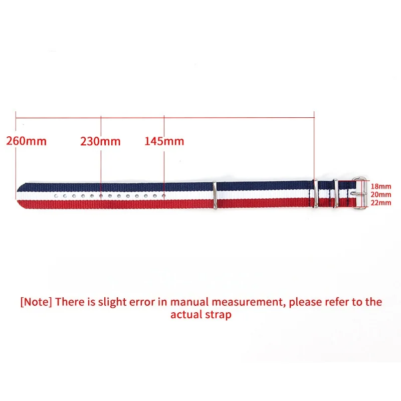 Nylon Watch Strap For Daniel Wellington Tissot Rolex Water Ghost Citizen Seiko Watchband 18mm 20mm 22mm Wristband Bracelet view 6