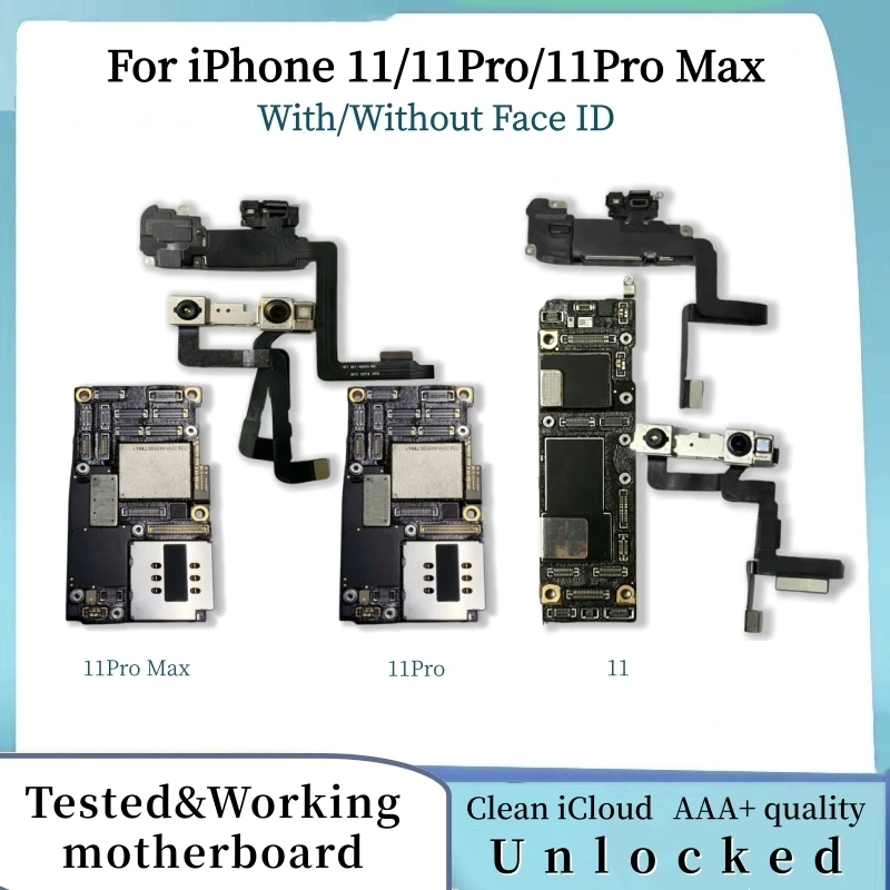carte-mere-deverrouillee-testee-pour-iphone-11-pro-max-11pro-avec-ou-sans-prise-en-charge-face-id-mise-a-jour-icloud-nettoye-carte-mere-principale