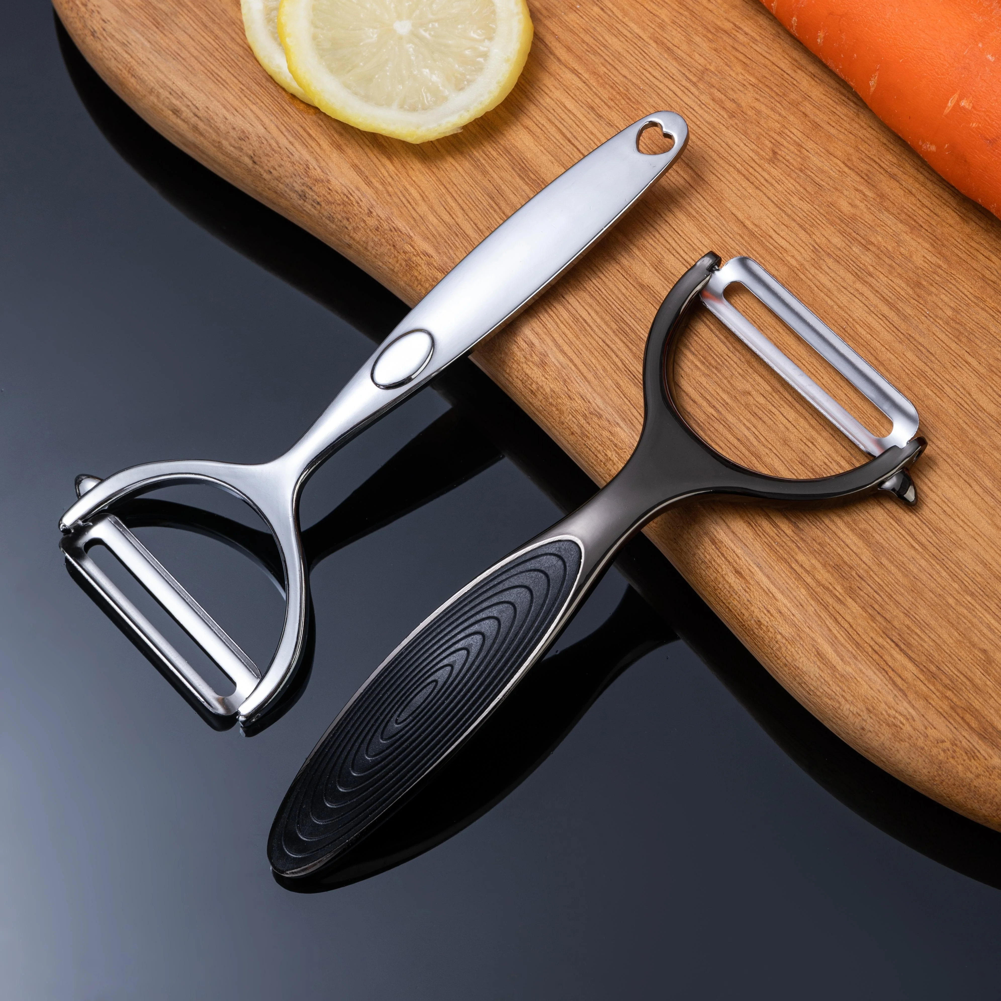 

Овощечистка из нержавеющей стали - кухонный инструмент, скребок для овощей и фруктов, многофункциональный измельчитель, V-образная конструкция, устойчивая к ржавчине