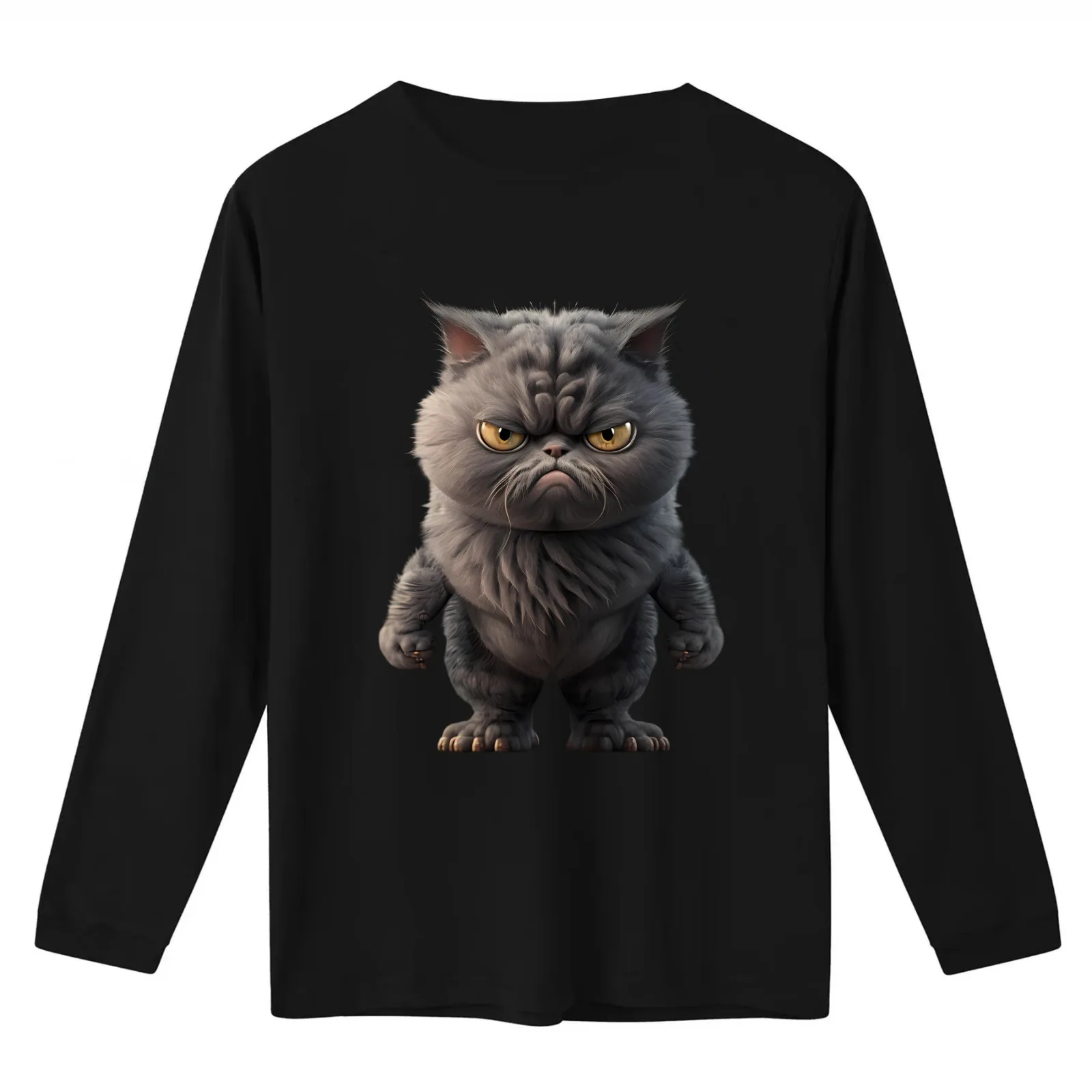 Purrfectly Pissed T-Shirt Summer Casual Cotton Tee Oversized Streetwear Tops Vintage Graphic Print Loose Fit Short Sleeve