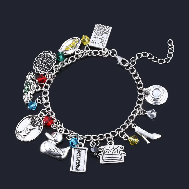 أصدقاء أساور للنساء والرجال ، أصدقاء السوار ، الأزياء والمجوهرات ، أصدقاء هدية ، سنترال بارك ، وقت القهوة ، دلاية السحر ، الصداقة #6