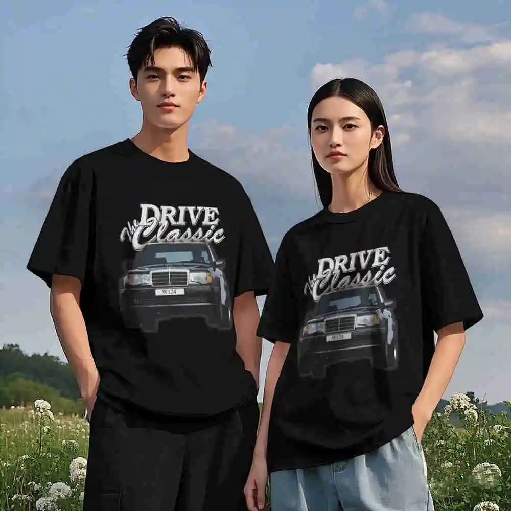 W124 Short Sleeve Tee 100% Cotton T-Shirt view 3