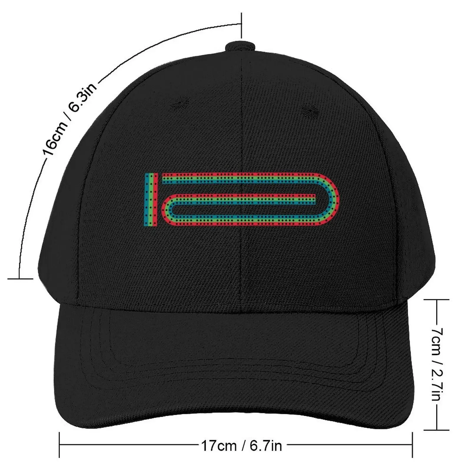 Cribbage Board 3 Track Classic Baseball Cap Icon Golf Trucker Hat sun hat Hats Man Women's