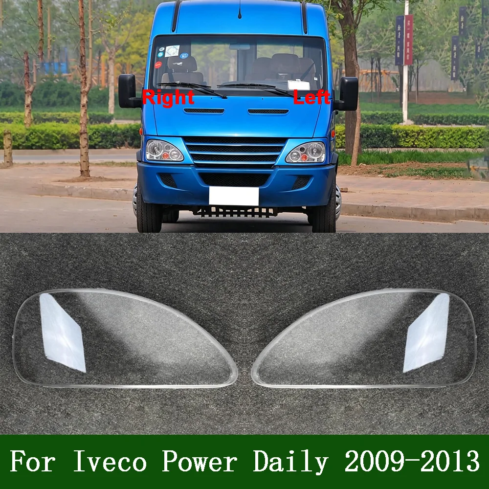 

Front Headlight Cover Transparent Mask Headlamp Lamp Shell Plexiglass Replace Original Lampshade For Iveco 2009-2013 Power Daily