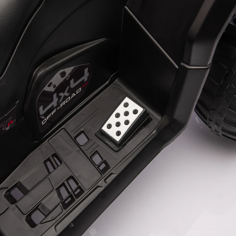 24V 160W キッズ電動乗用ATV – リアルなオフロードデザイン、オン/オフライトスイッチ、音量調節、Bluetooth、USBポート、音楽