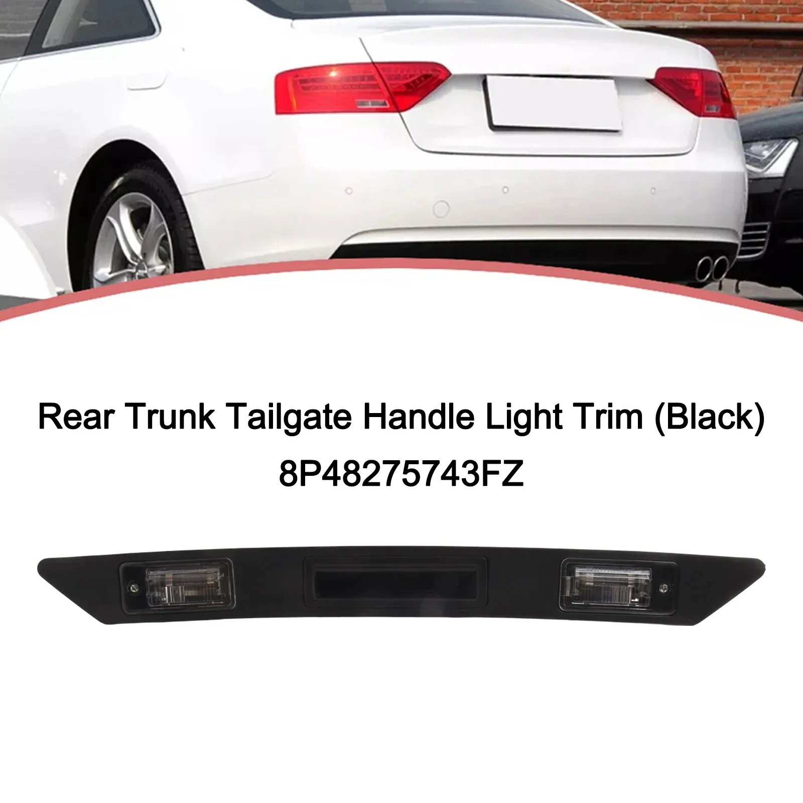 

Накладка на фонарь багажника в сборе для автомобильного аксессуара, накладка на освещение автомобиля, освещение номерного знака, заводские характеристики, идеальное соответствие