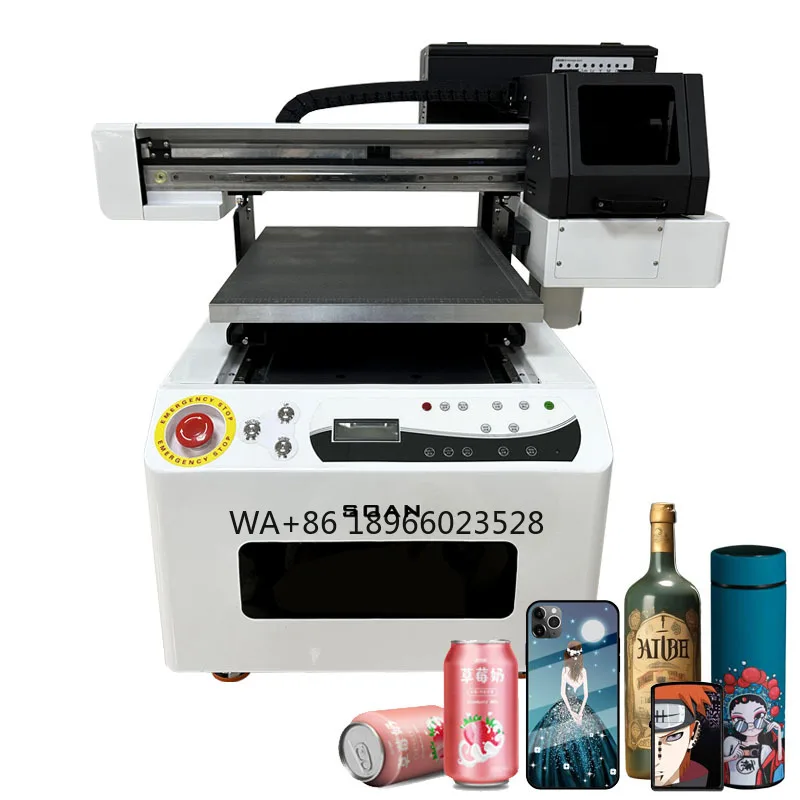 Small business A3 4050 UV digital flatbed printer crystal sticker/mobile phone case/pvc card/wood/poster