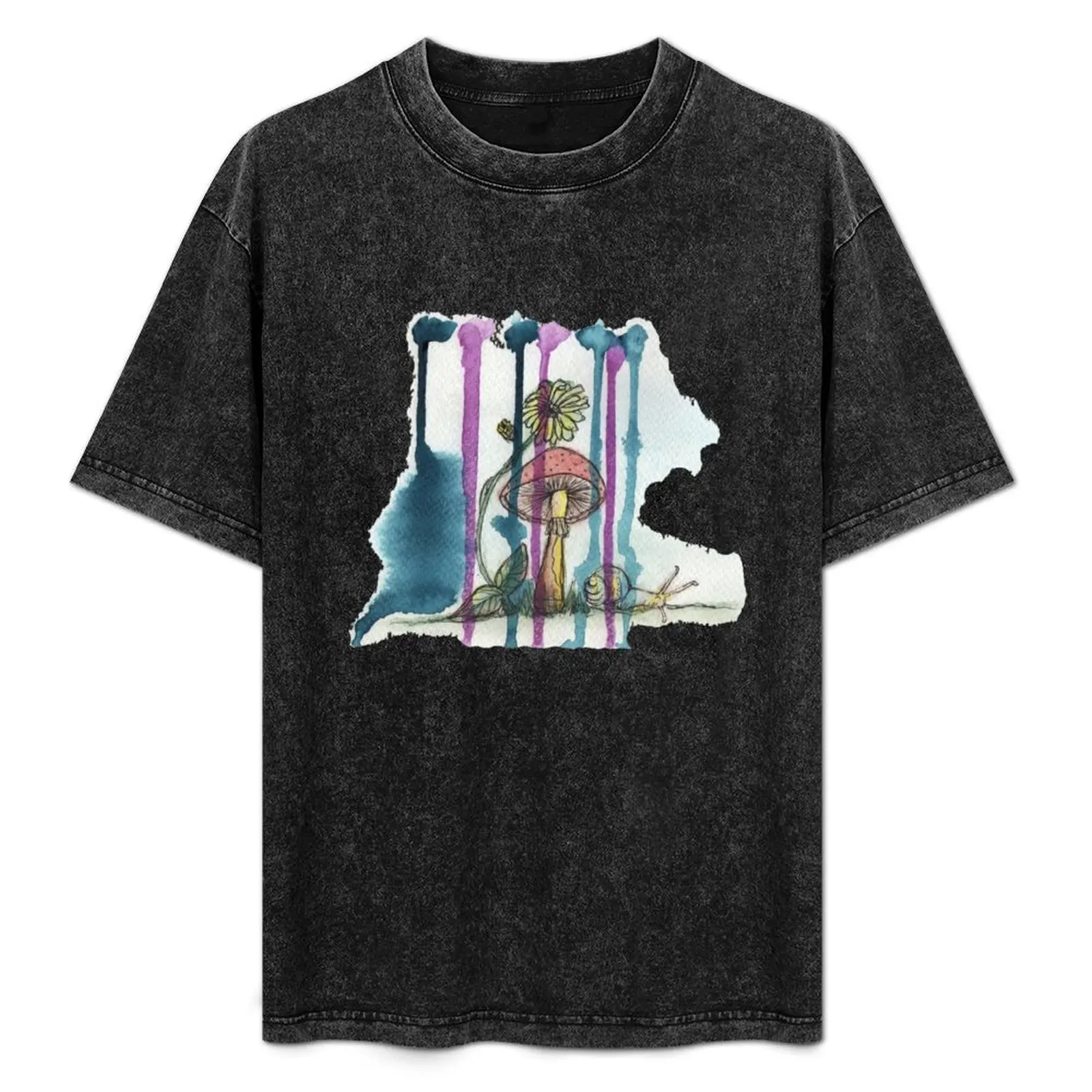 

Mushroom & Snail T-Shirt Big and Tall Loose Fit T-Shirt