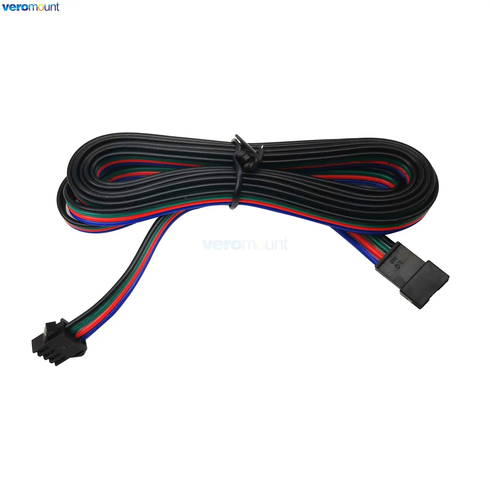 30cm 50cm 1m 2m 5m 2Pin 3Pin 4Pin JST SM Extension Cable Wire 22AWG Male to Female Plug Connector Cable for RGB RGBWW LED Strip