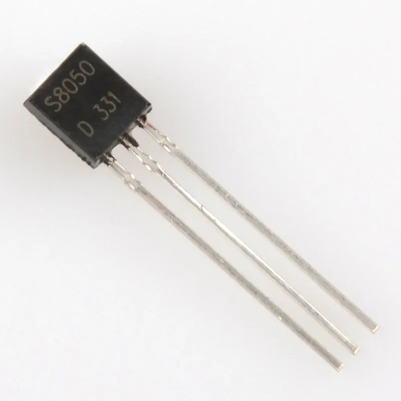 100pcs S8050 NPN Power Transistor, Packaged TO-92 In-Line Triode
