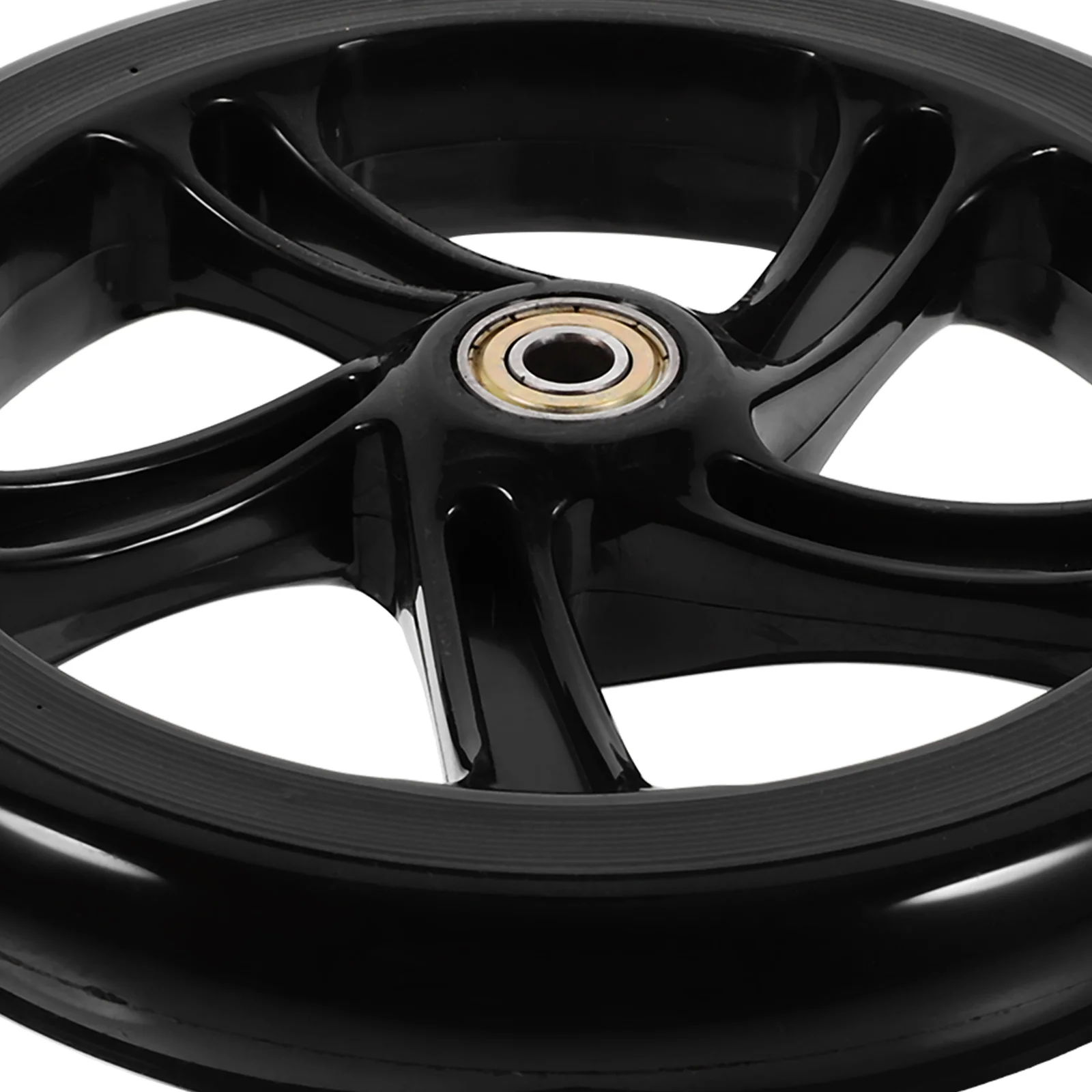 

2pcs Replacement Wheels Pu Wear-Resistant Wheel Easy Installation Universal Wheel For Skateboard Electric Kick Scooter