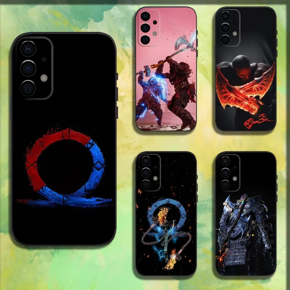 Game G-God Of War Phone Case For Samsung Galaxy A13,A21s,A22,A31,A32,A52,A53,A71,A80,A91 Soft Black Cover