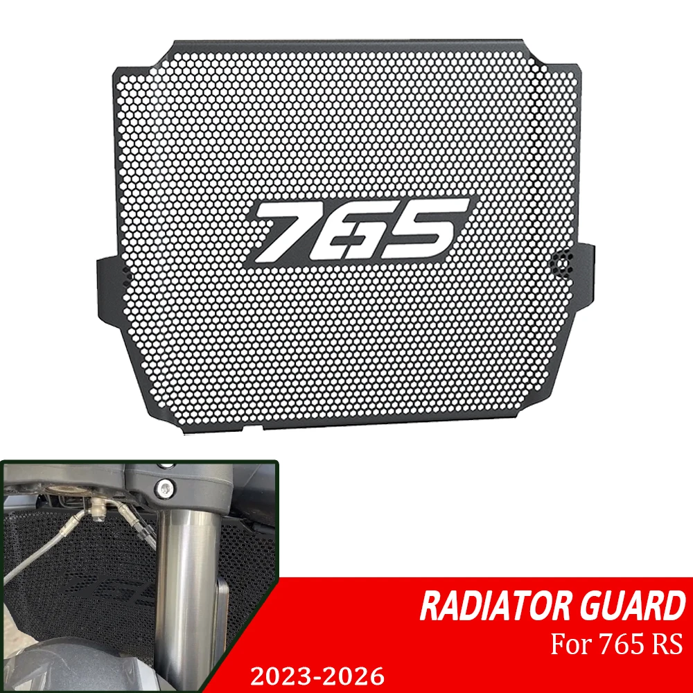 

For Street Triple 765 RS R Moto2 Edition 2023 2024 2025 2026 Motorcycle Radiator Grille Cover Guard Protection Protector Grill
