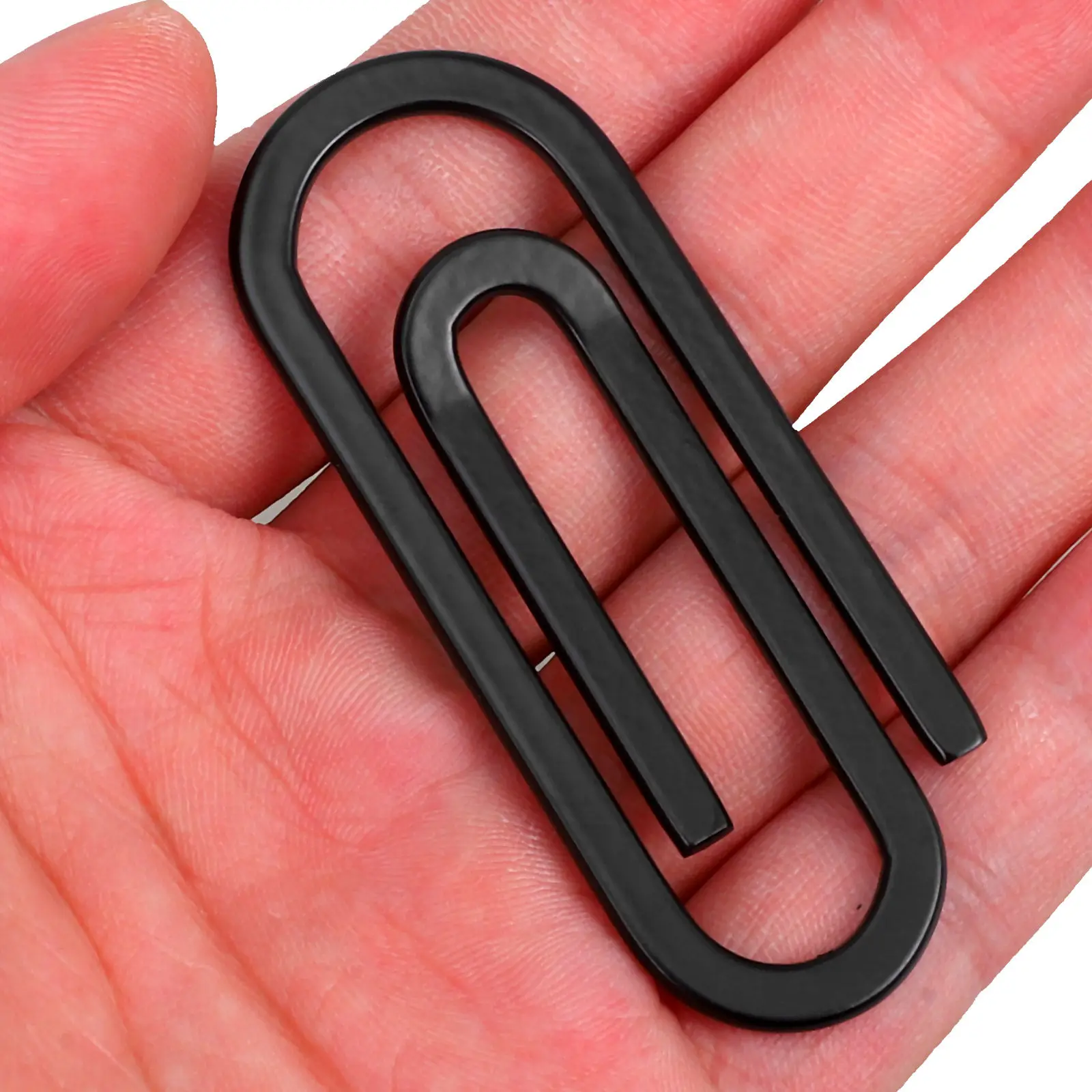 Creative Stainless Steel Metal Paper Clip Office Clip Decorative Document Clips Small Unique Paperclips for File Notebook Study