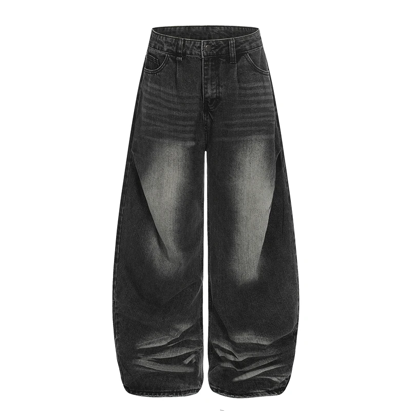 

Джинсы Gxfortune в американском ретро-стиле, широкие, свободного кроя, унисекс, повседневные, из денима