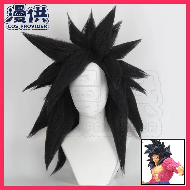 Cosplay Costumes Z Super Son Goku Black Golden Zamasu Wig Hair Saiyan 4 Kakarotto  Adult Halloween