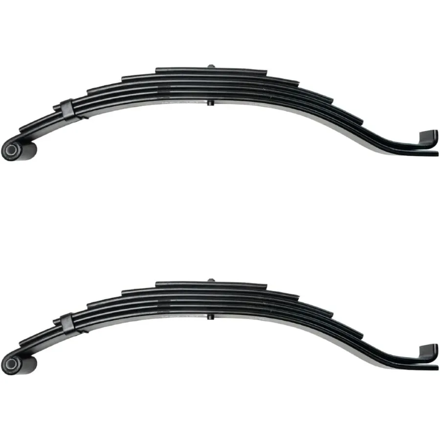 نوابض شبشب مقطورة شديدة التحمل لمحور 8000 رطل وتصميم 6 أوراق بسعة 29 1/2 × 2 4 000 رطل لكل عين 9/16 مثالية لـ Heavy Lo #1