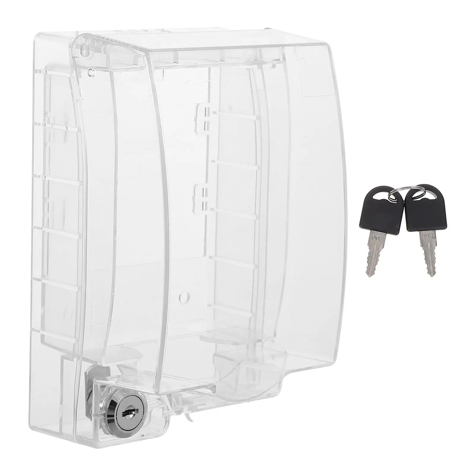 Plastic Waterproof Transparent 86 Type Switch Cover Wall Switch Protective Box Elevated Design Splashproof Outlet Cover Bathroom