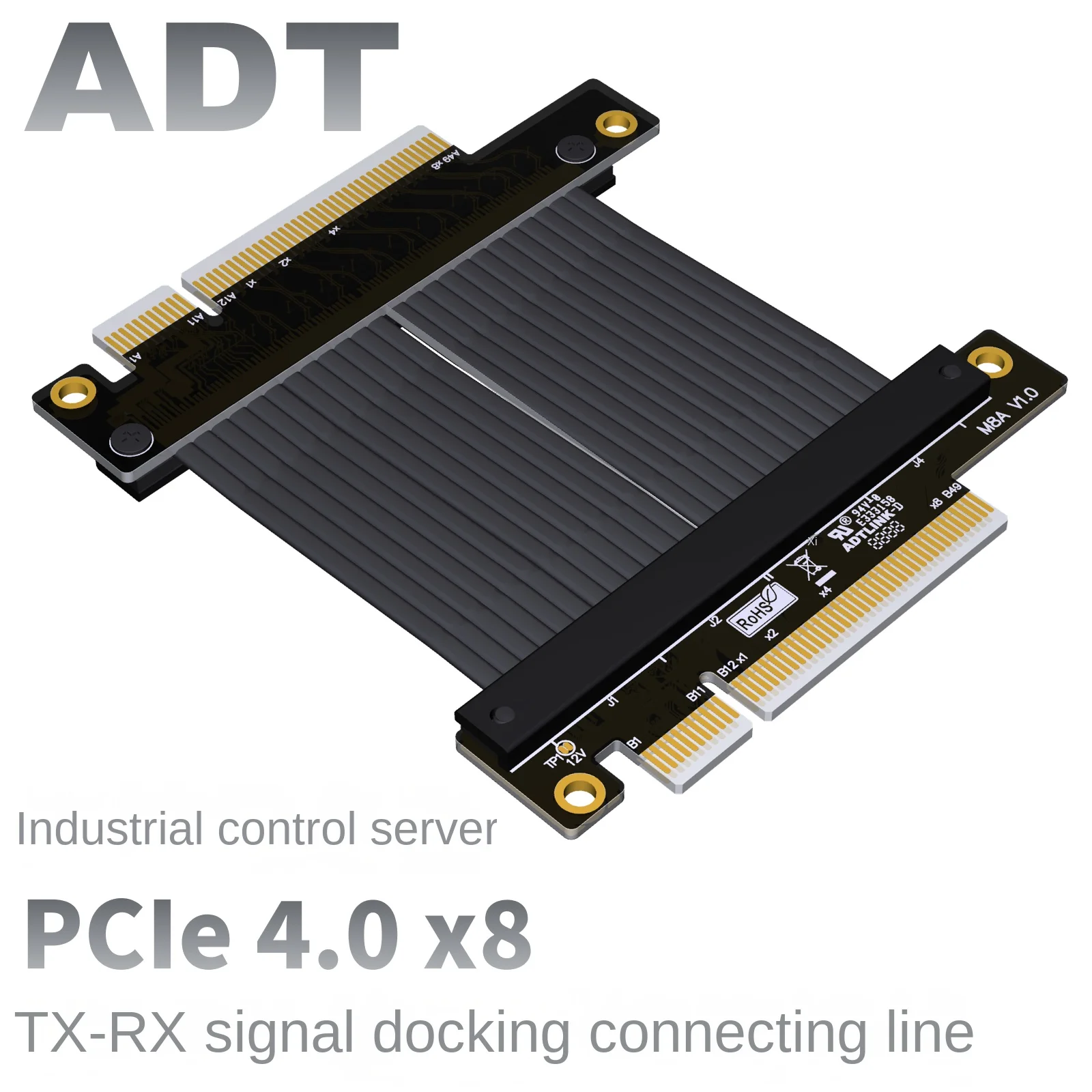 

Customized ADT PCI-E extension cable x1 x8 male to female pcie signal cable