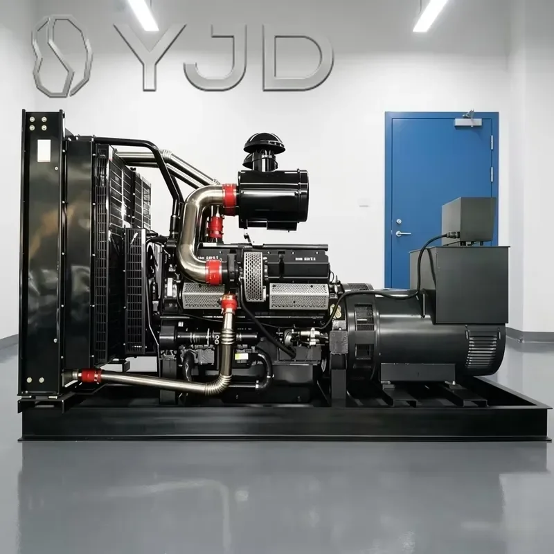YJD Fully Automatic Open Frame Commercial Low-Noise 220V/380V 50/60Hz Power 200/300/400/500Kw Water Cooled Diesel Generator Set
