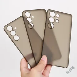for Galaxy S25 Series Ultra Thin Phone Case 0.5MM Lightweight Matte Anti-fingerprint Cover for Samsung S25 s26 Ultra Slim Case