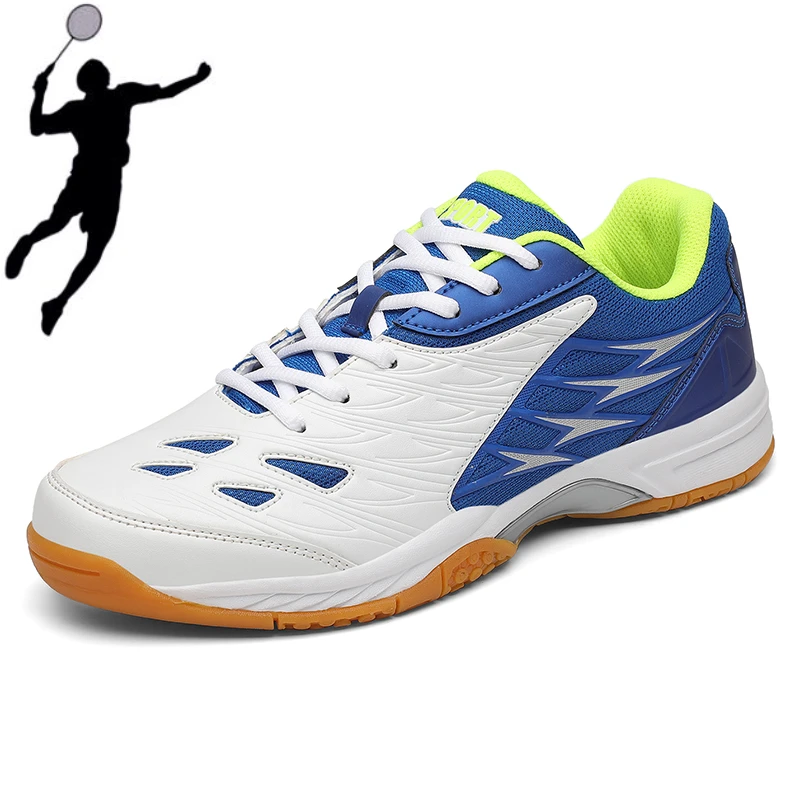 

Spring Fitness Badminton Shoes Men's Classic Volleyball Shoes Large Comfortable Tennis Shoes Size 38-48