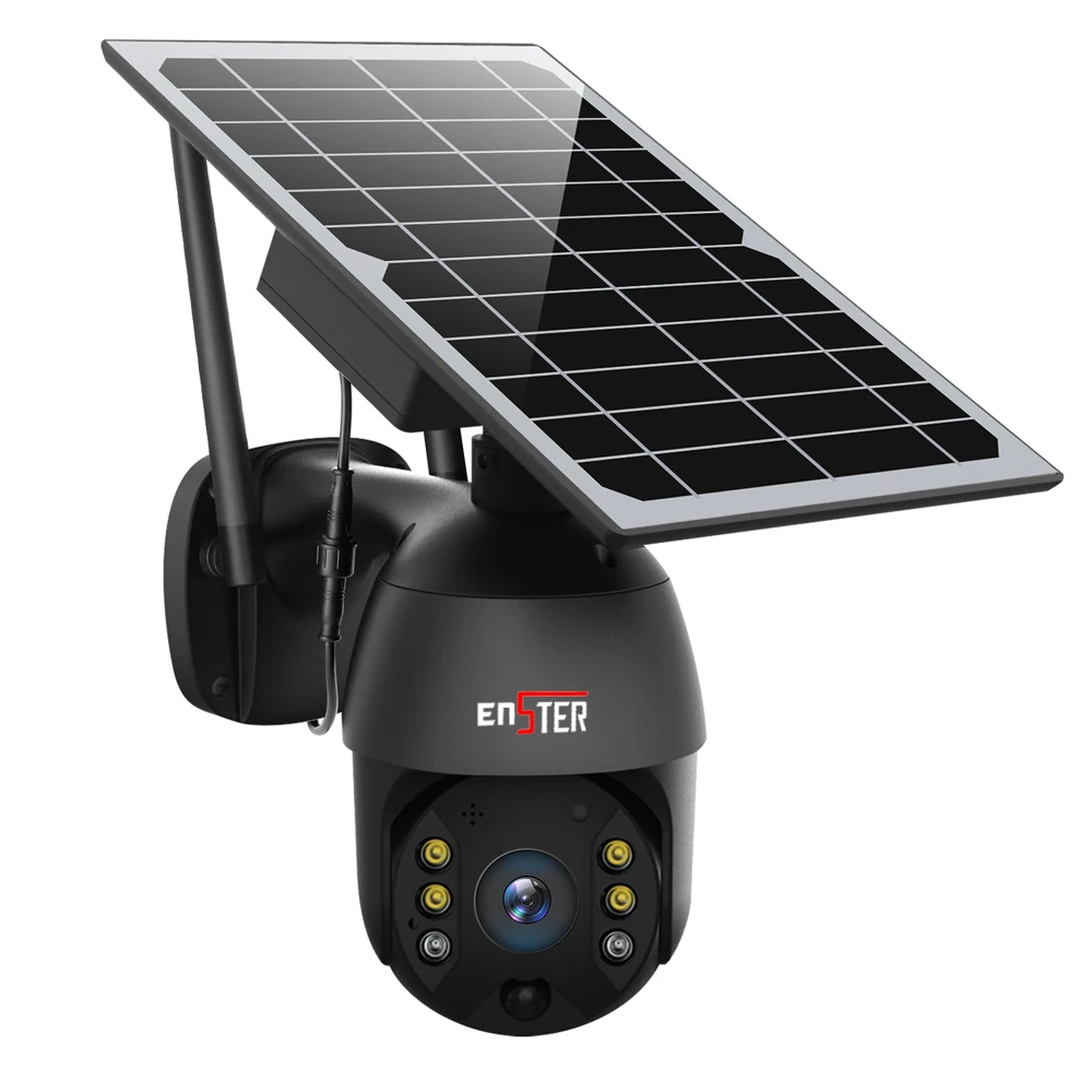 

Outdoor Waterproof Security Surveillance Two-way Audio Solar Panels 2mp PTZ Dome Network Camera