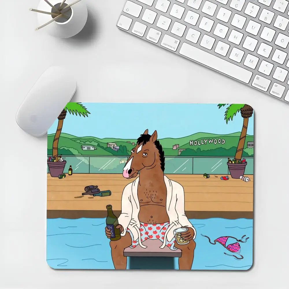 BoJackS HorsemanS Mouse Pad Couple XS Small Mousepad For PC Gamer Desktop Decoration Office Mouse Mat Deskmat Rug