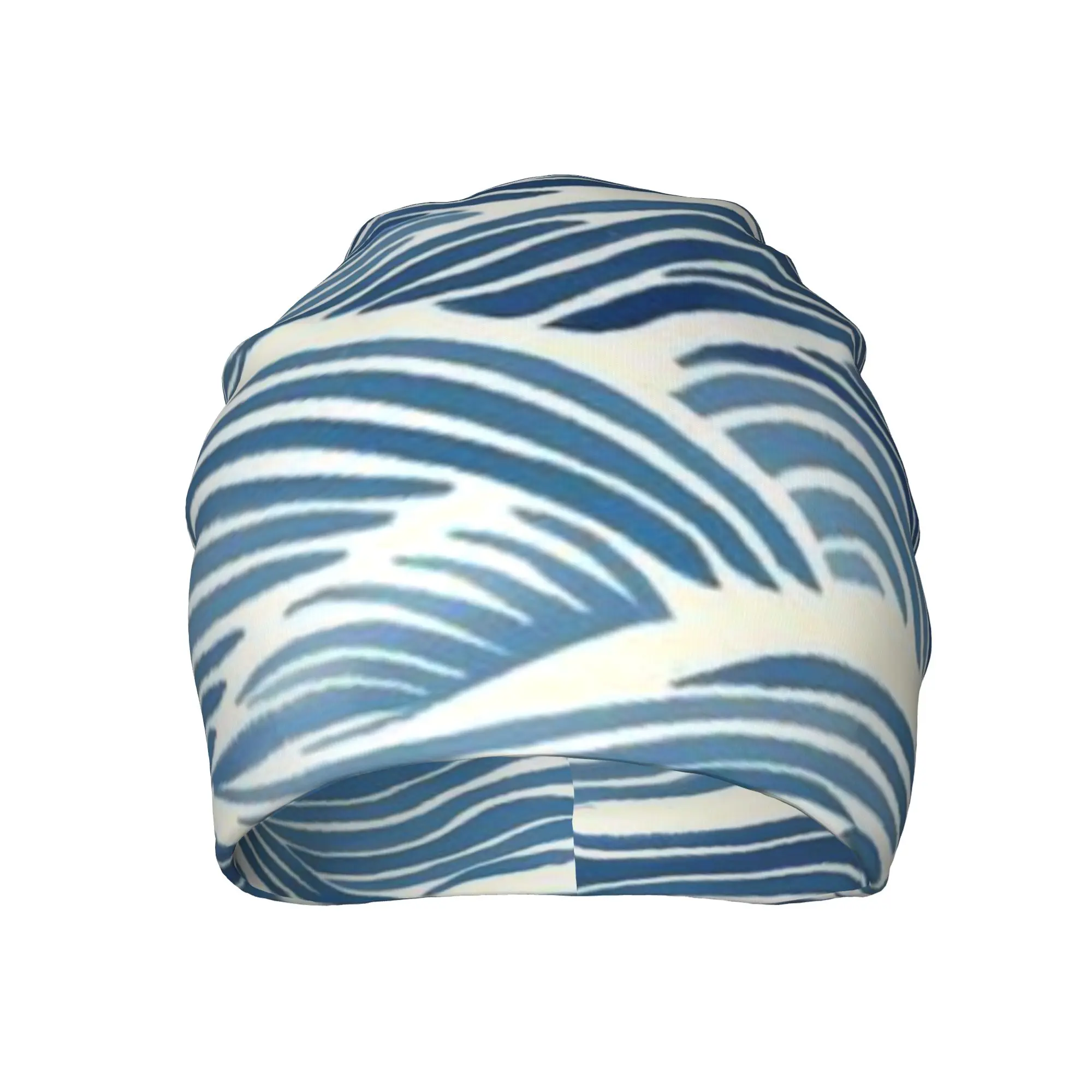 Blue (14) Thin Caps For Men Women Sea Wave Ski Caps Soft Bonnet Hats Skullies & Beanies Hat