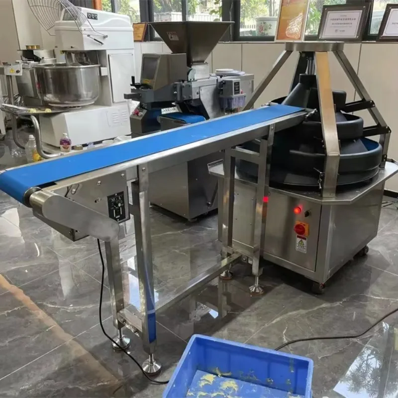 Continuous Automatic Dough Divider Rounder for Pizza Ball Making Commercial Bakery Bread Machine Custom