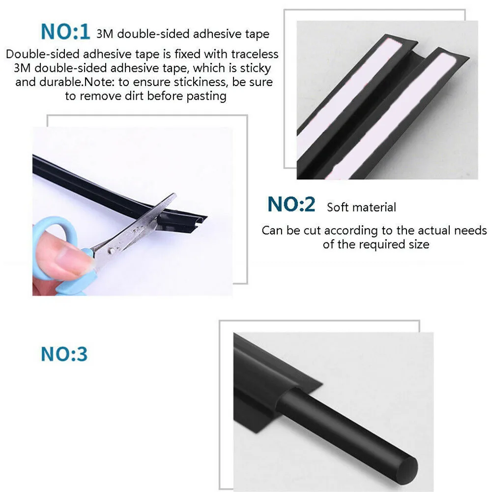 Car Wire Cover Concealed Wire Cover Line Sleeve PVC Material 4 PCS Car Cable Clips Suitable For Data Recorders