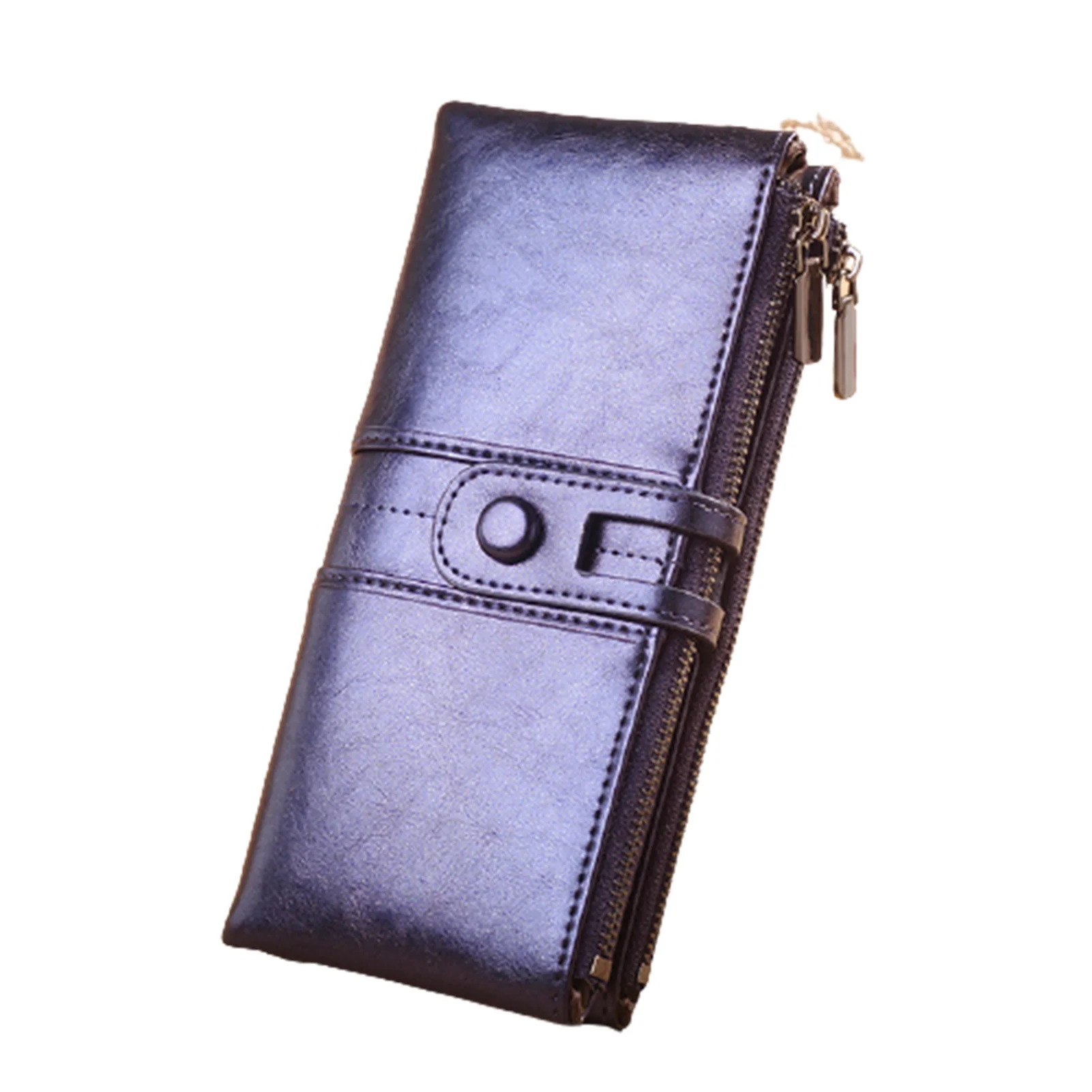 Women's PU Wallet Vintage Anti Thief Purse Mini Handheld Money Pouch Gift For Mather Girlfriend