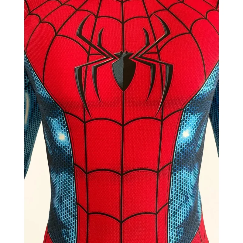 الكبار الاطفال لا طريقة المنزل Spidercosplay خارقة تأثيري حلي كامل ارتداءها Zentai الجلد الثاني دعوى الرجال بذلة الحفلات