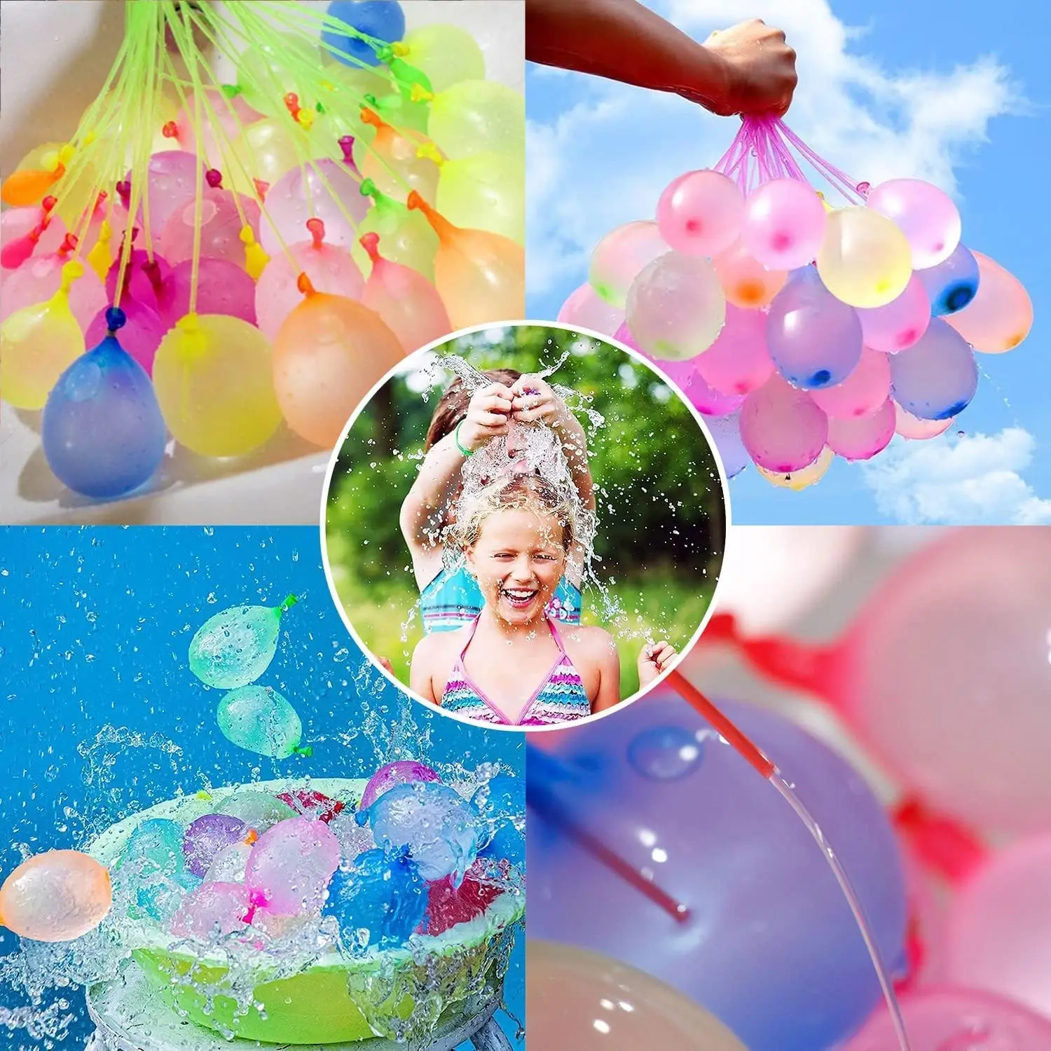 888/1111pcs Fast Water Filling Balloon Summer Entertainment Children\'s Beach Toys Water Bomb Festivals Party Water Balloon