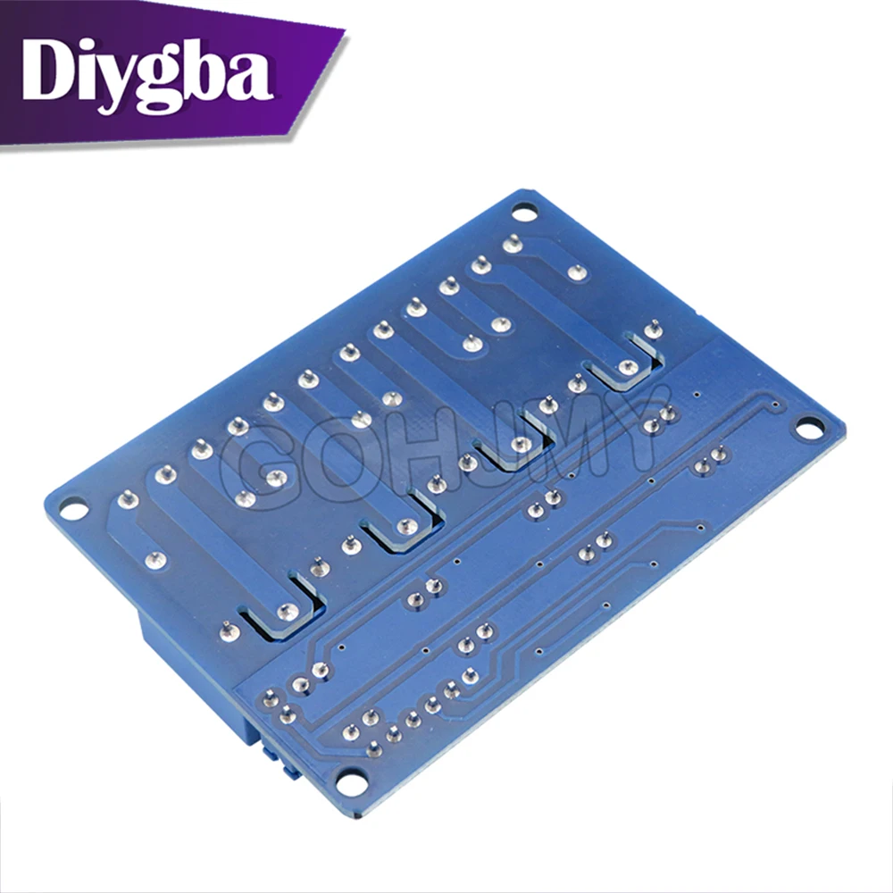 Módulo do relé do canal com optoacoplador, saída 4 maneira, 12V