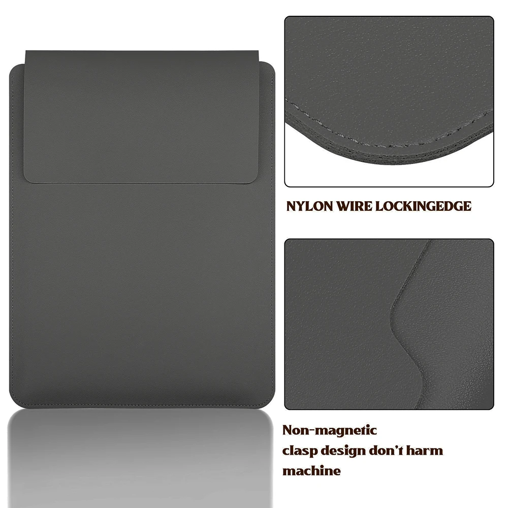 【セール中】ラップトップバッグ、13/13.3/14/15/15.4/15.6/16インチ、ノートブックコンピュータマウスパッド、PUレザーブラダーバッグ、コンピュータバッグアクセサリー