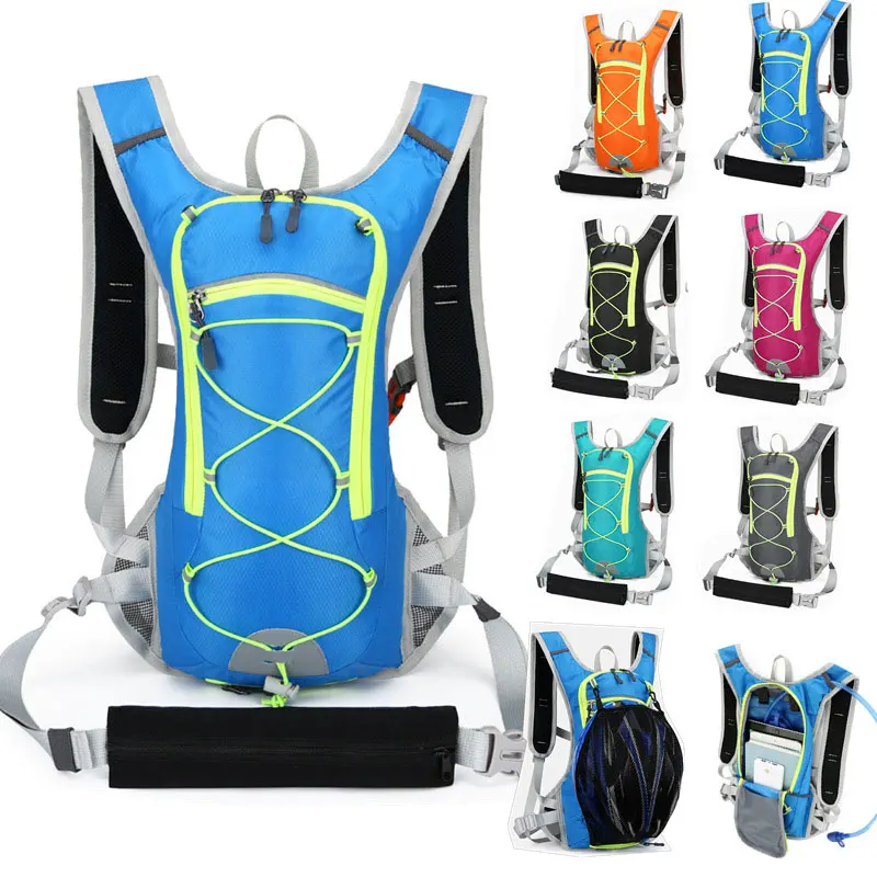 

Lightweight Bicycle Backpack With 2L Cycling Hydration Bag Bike Helmet Mesh Cover Portable Waterproof Outdoor Sports Pack AVA196