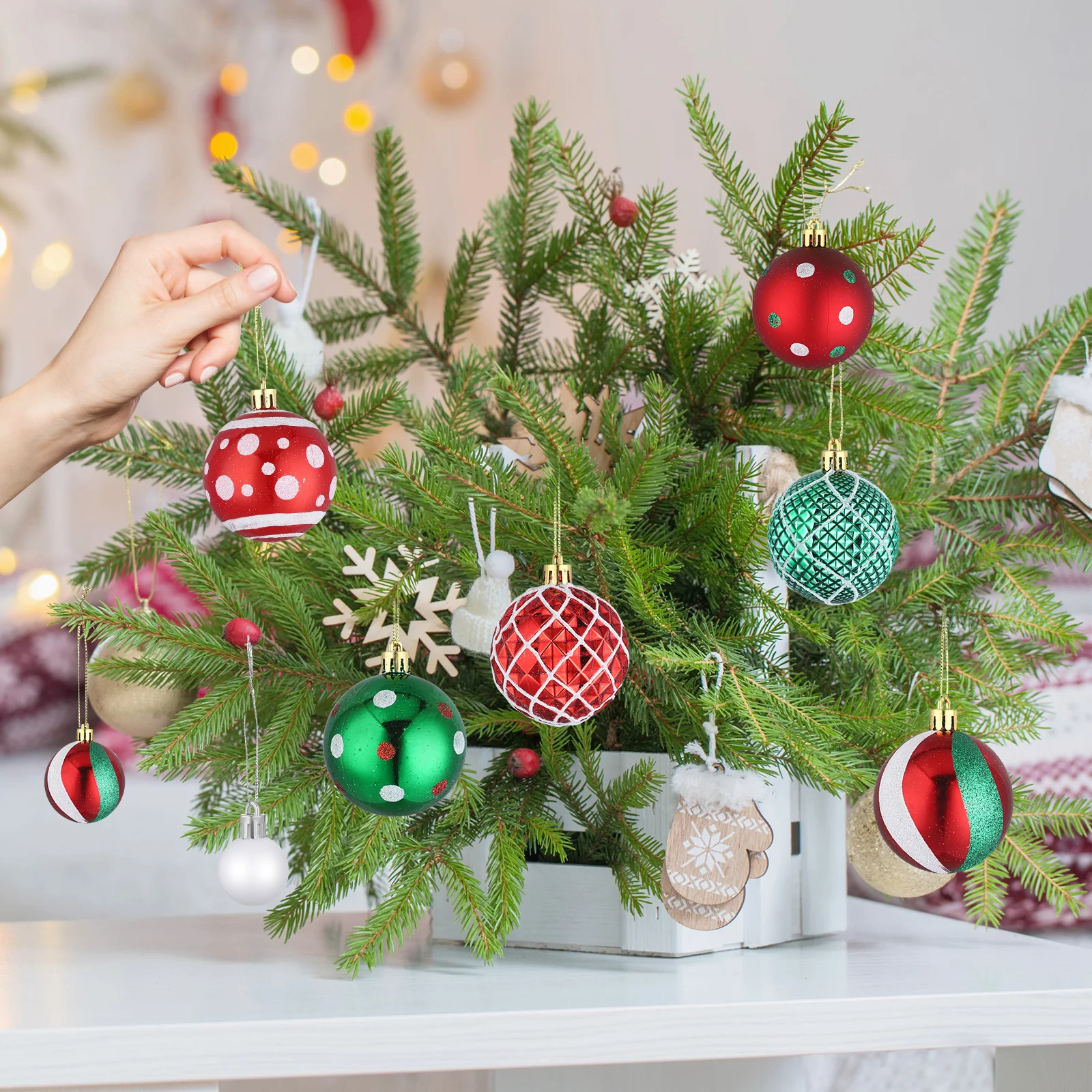 

42 Pcs Hanging Decorations for Home Decorative Pendant Plastic Pendants Party Hangings Decors