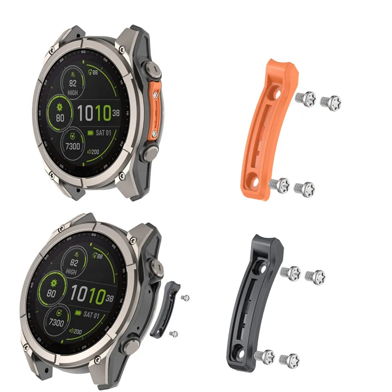 

Watch Side Frame Protector Metal Bumper for Garmin Fenix 8 47MM/51mm /Tactix 8/ Quatix 8 Anti Drop Alloy Frame Protective