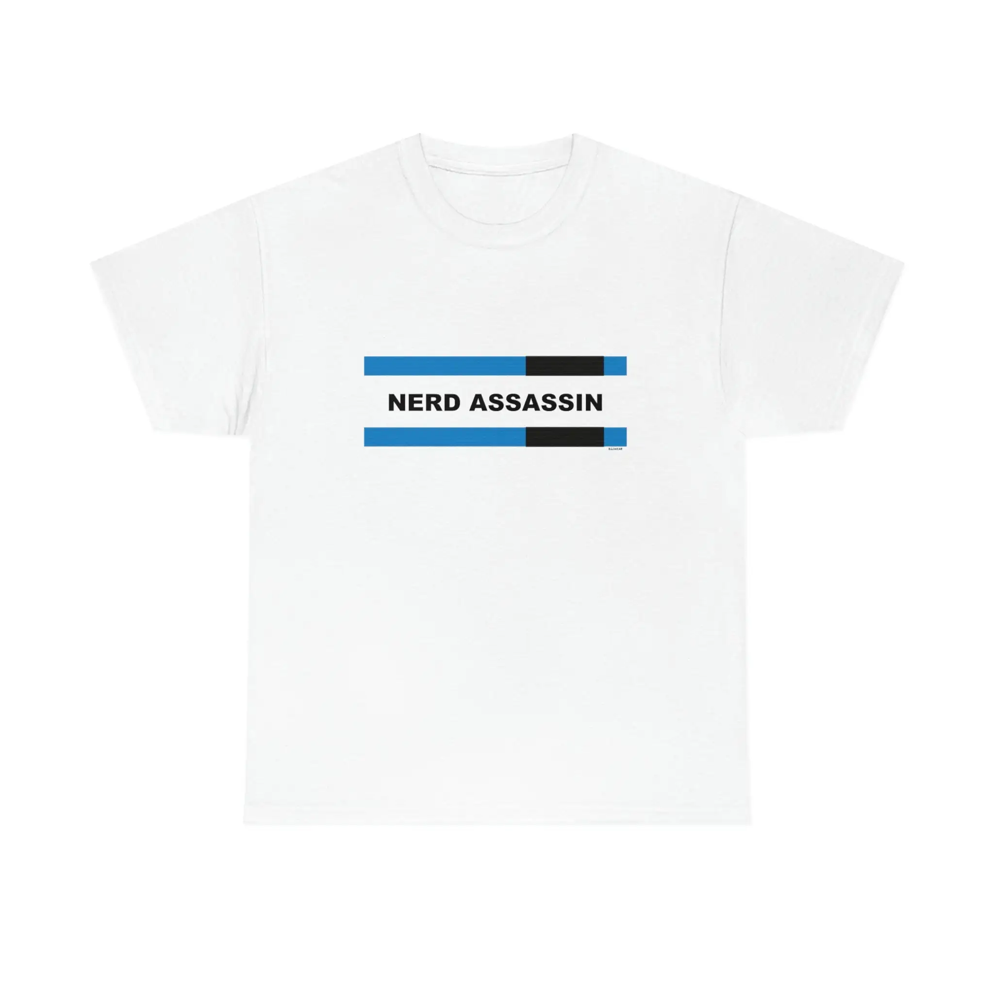 BJJ Nerd Assassin Blue Belt Ranked Tee Brazilian Jiu Jitsu T-shirt