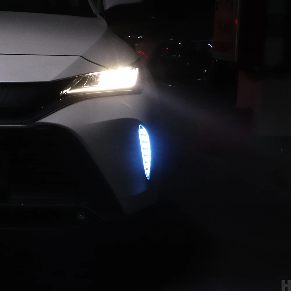 

Для Toyota Highlander Venza 2021-2025 обновление переднего бампера светодиодные противотуманные фары и модификация дневных ходовых огней дизайн