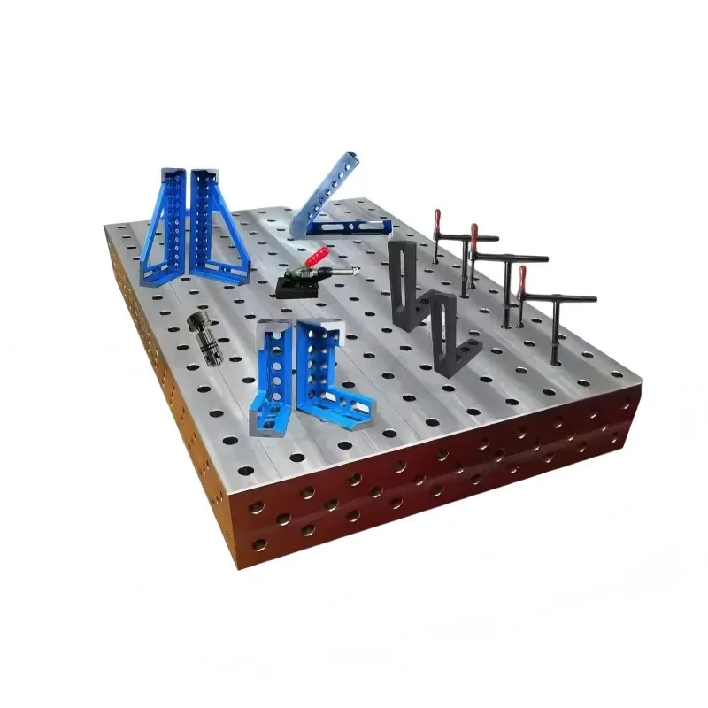 

3D Flexible Cast Iron Steel Welding Table Extremely Tough Adjustable Soldering Station