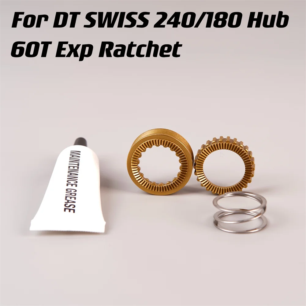 

For DT swiss 60t Star Ratchet Kit :2 star ratchets 1 springs Ratchet Exp Hubs Golden 60 Teeth 36 54 60t ratchets